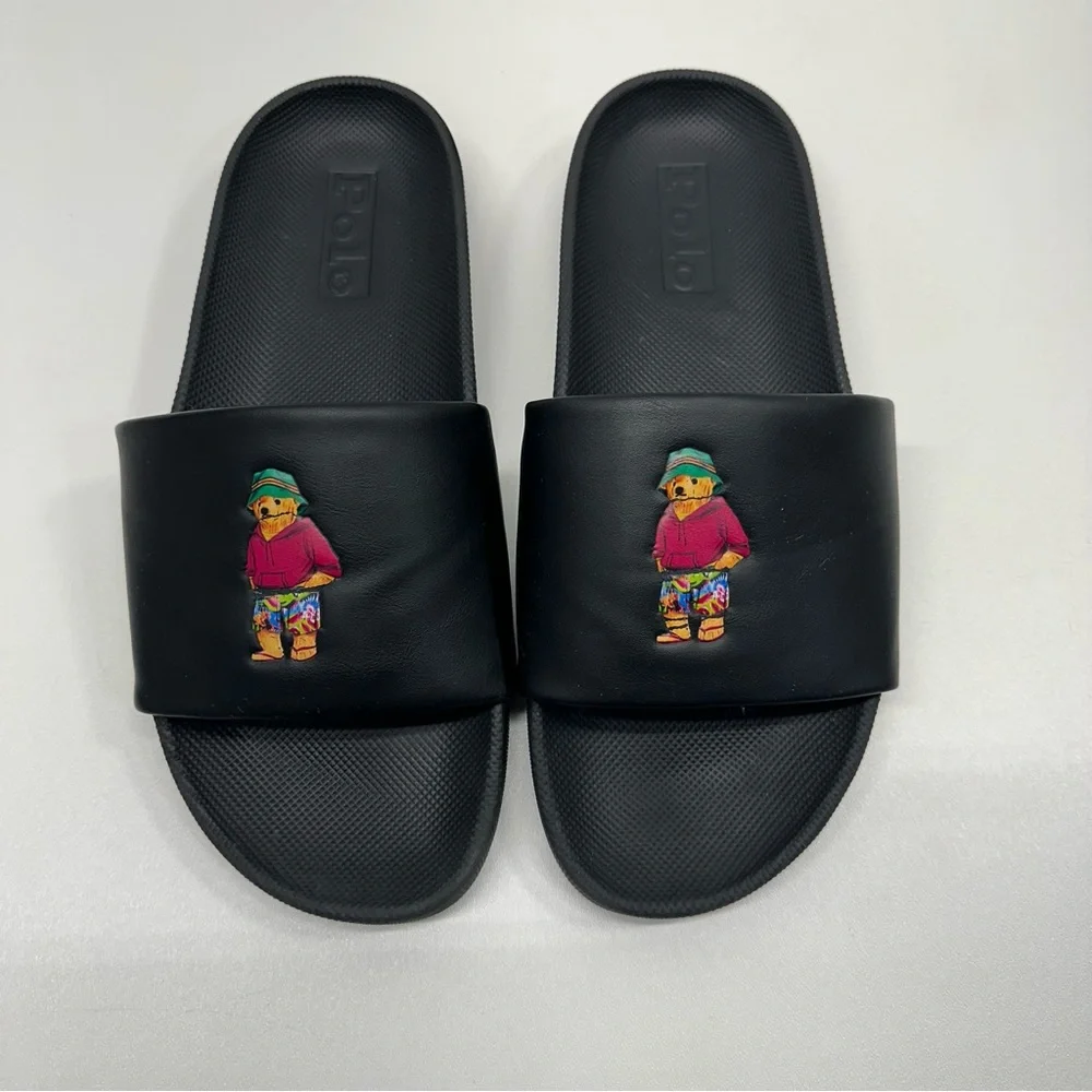 Polo Ralph Lauren Vacation Cayson Big Bear Slide Sandals Mens Size 12